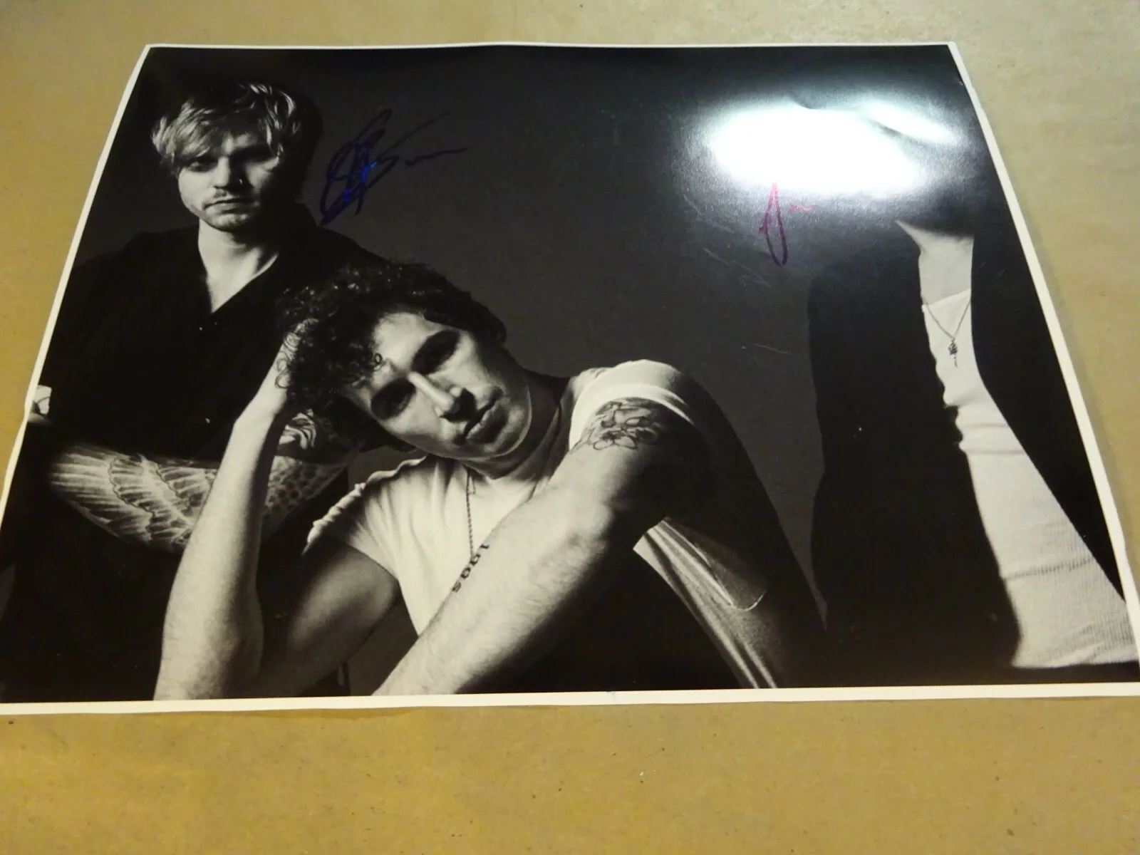 Autographed THE BAND CAMINO Signed 11x14 Photo Spencer Stewart Garrison Burgess, изображение 2