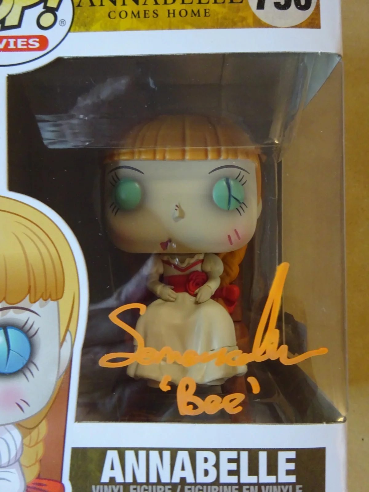 Samara Lee — Signed Samara Lee Autographed Annabelle "Bee" Pop OCCM COA, image 3