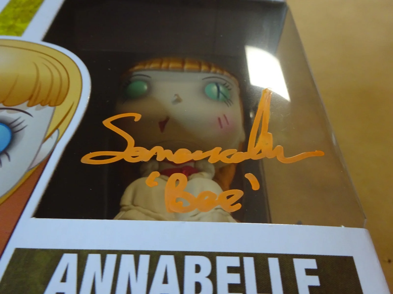 Samara Lee — Signed Samara Lee Autographed Annabelle "Bee" Pop OCCM COA, image 4
