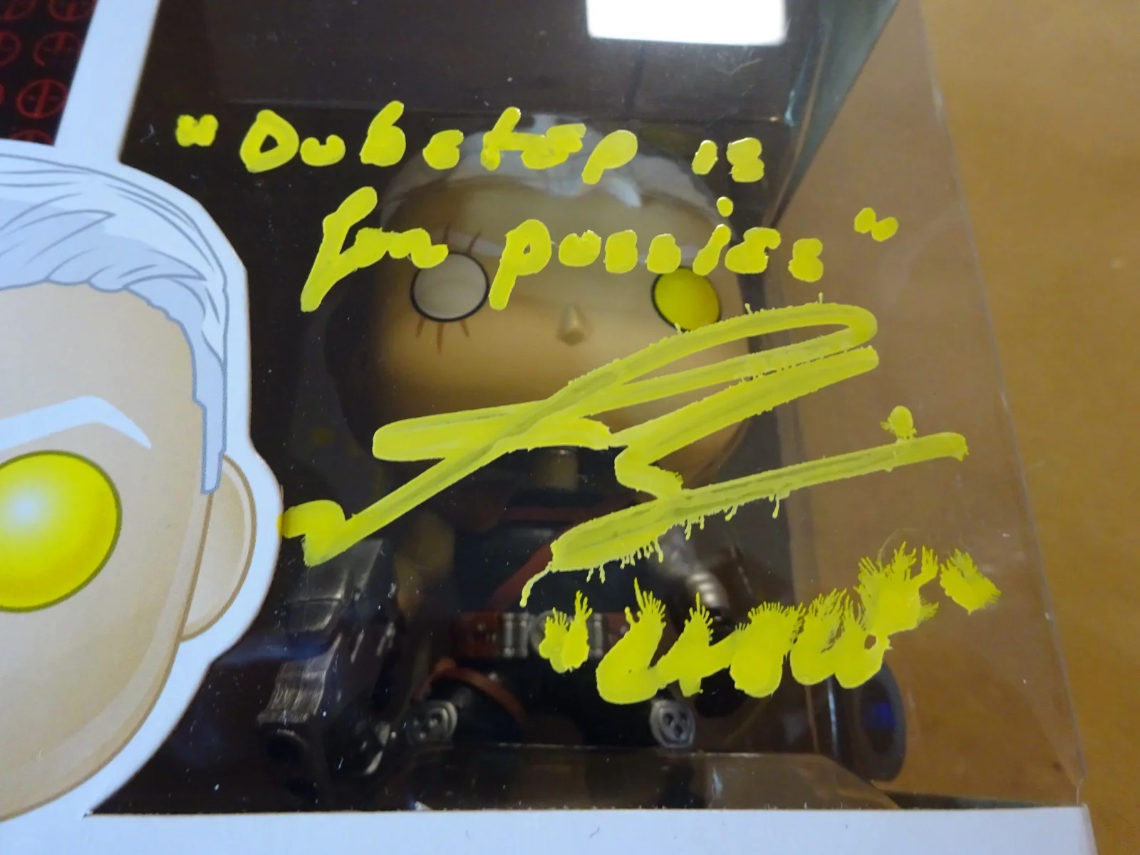 Josh Brolin — Signed Josh Brolin Autographed Deadpool Cable Funko Pop SWAU COA, image 4