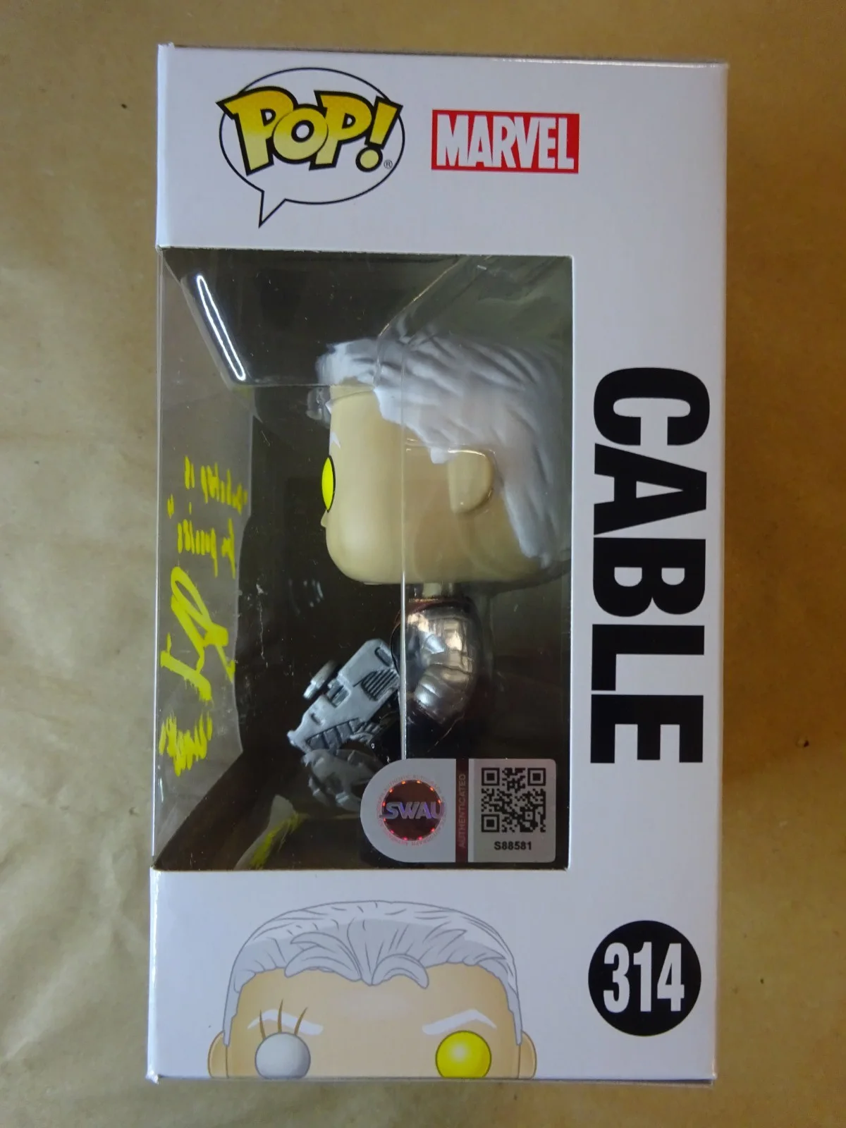 Josh Brolin — Signed Josh Brolin Autographed Deadpool Cable Funko Pop SWAU COA, image 5