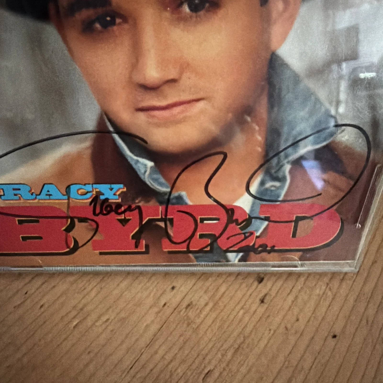 Tracy Byrd Signed Cd "Tracy Byrd" Autographed Country Music 1993, image 2