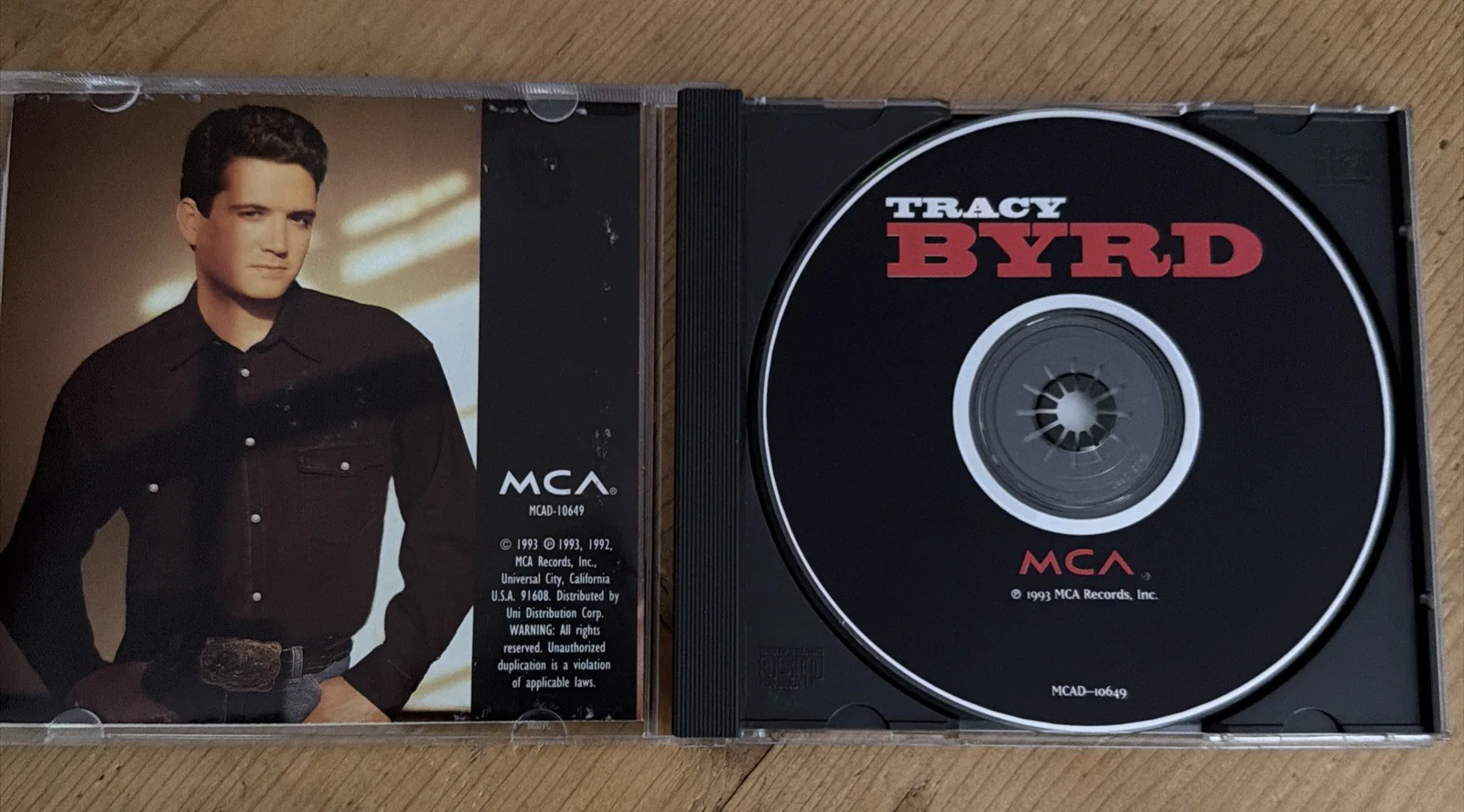 Tracy Byrd Signed Cd "Tracy Byrd" Autographed Country Music 1993, image 4