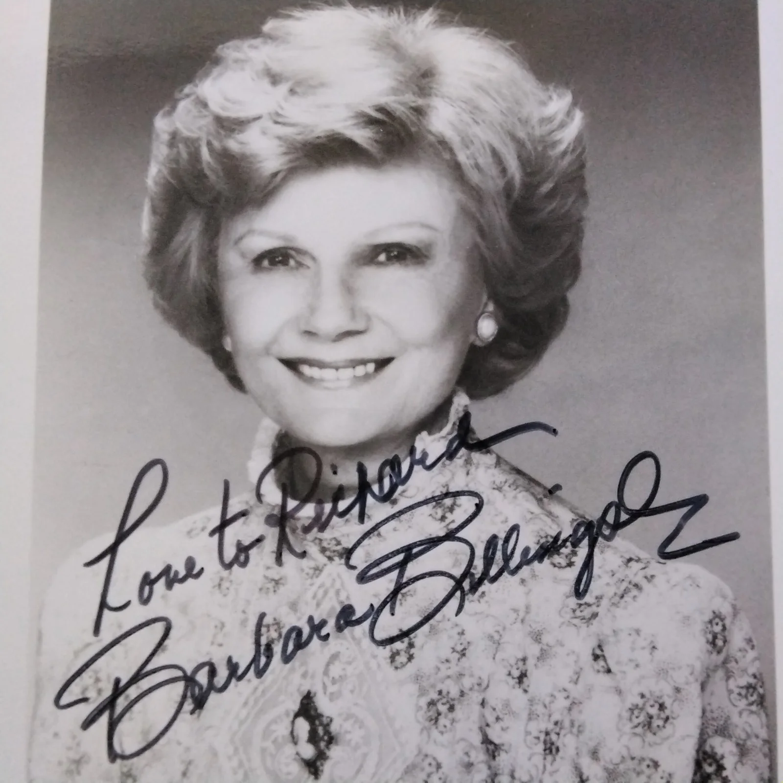 Barbara Billingsley SIGNED Photo 50s TV Movie Actress Leave It To Beaver "Mom", изображение 3
