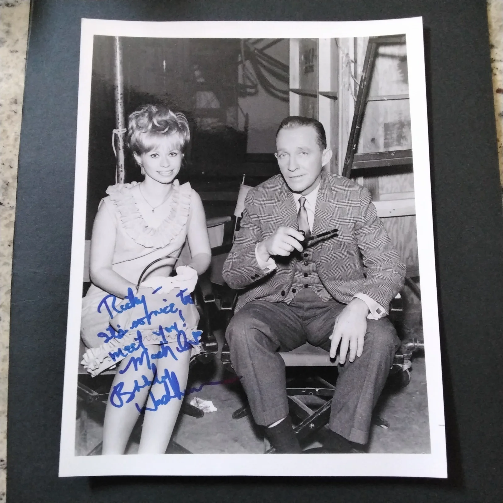Beverly Washburn SIGNED Photo 50s Movie Actress Here Comes Groom Bing Crosby, изображение 2