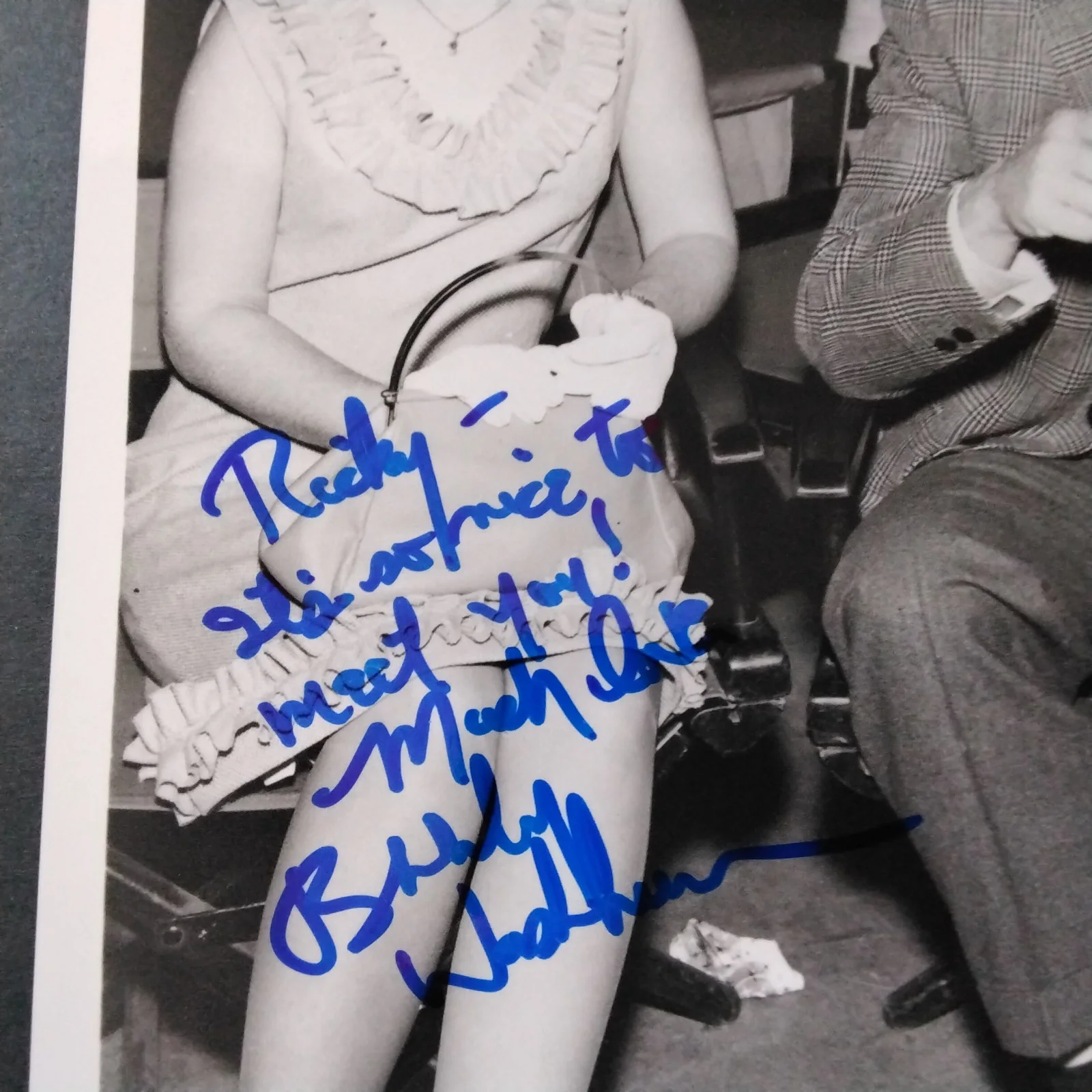 Beverly Washburn SIGNED Photo 50s Movie Actress Here Comes Groom Bing Crosby, изображение 4