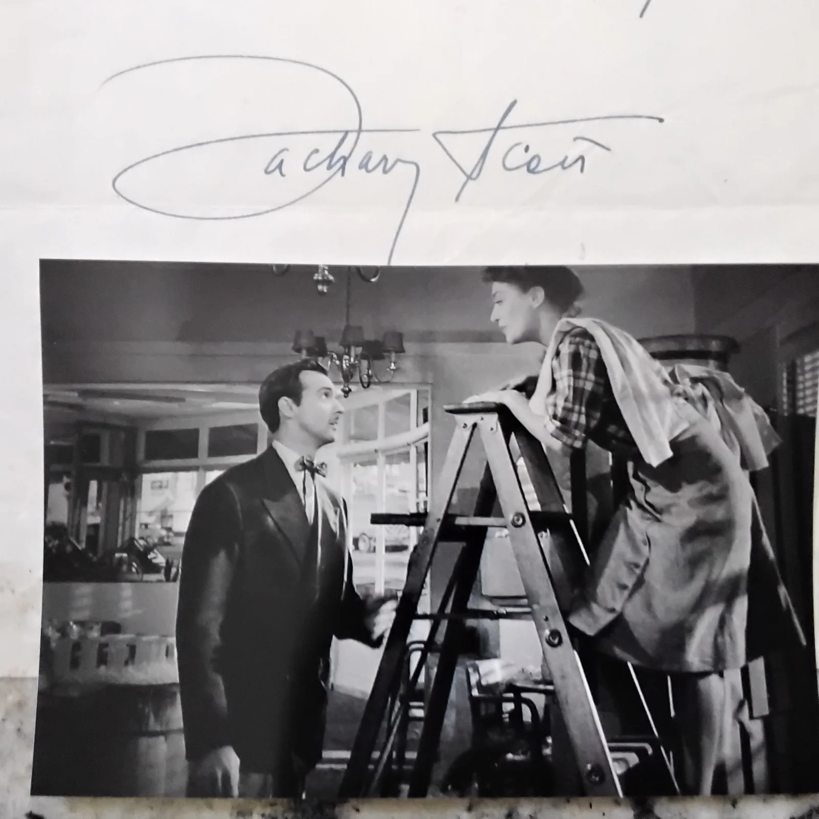 Zachary Scott SIGNED Letter Photo 40s Film Actor Mildred Pierce Ruthless Warner, image 3