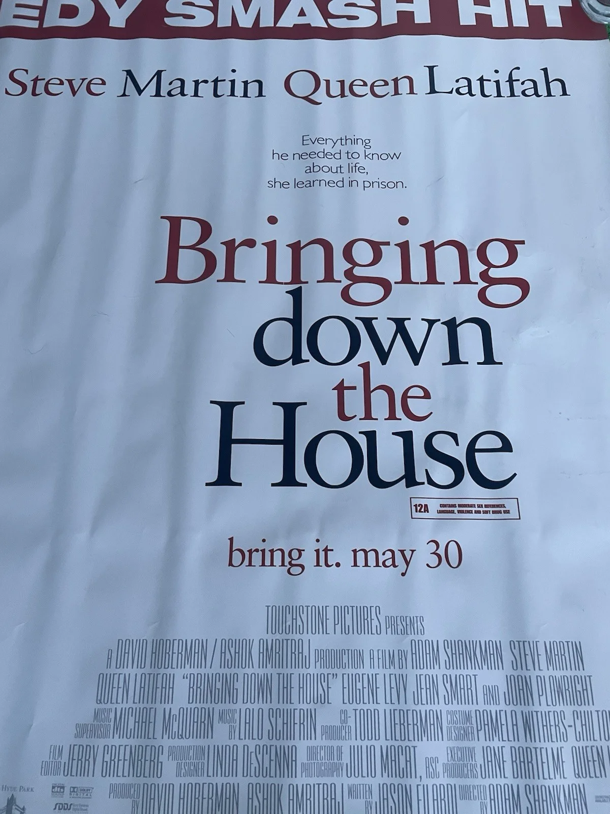 BRINGING DOWN THE HOUSE ORIGINAL MIOVIE BOX OFFICE DISPLAY POSTER 30X40”, image 3