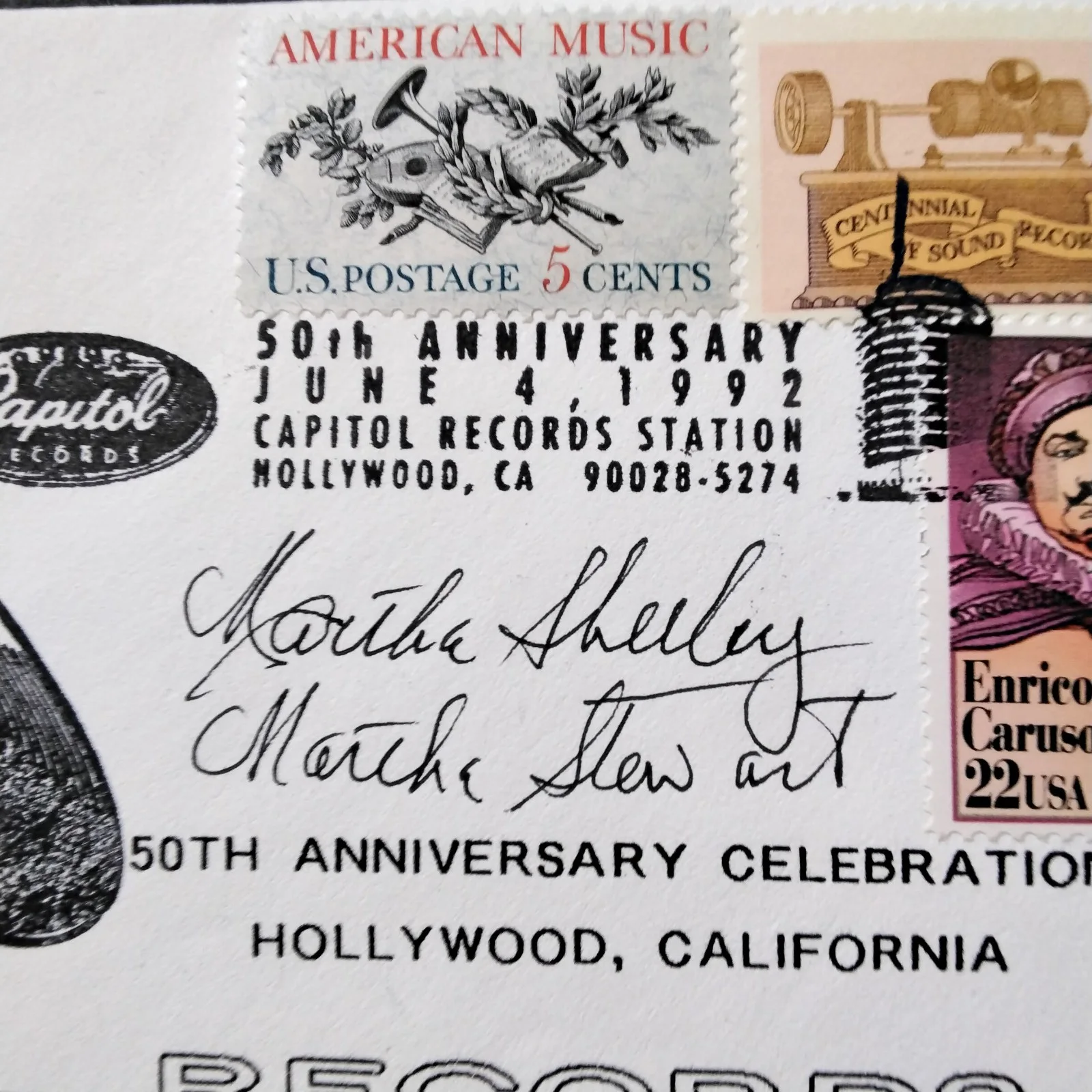 Martha Stewart SIGNED Envelope Photo Movie TV Actress Daisy Kenyon Lonely Place, image 4