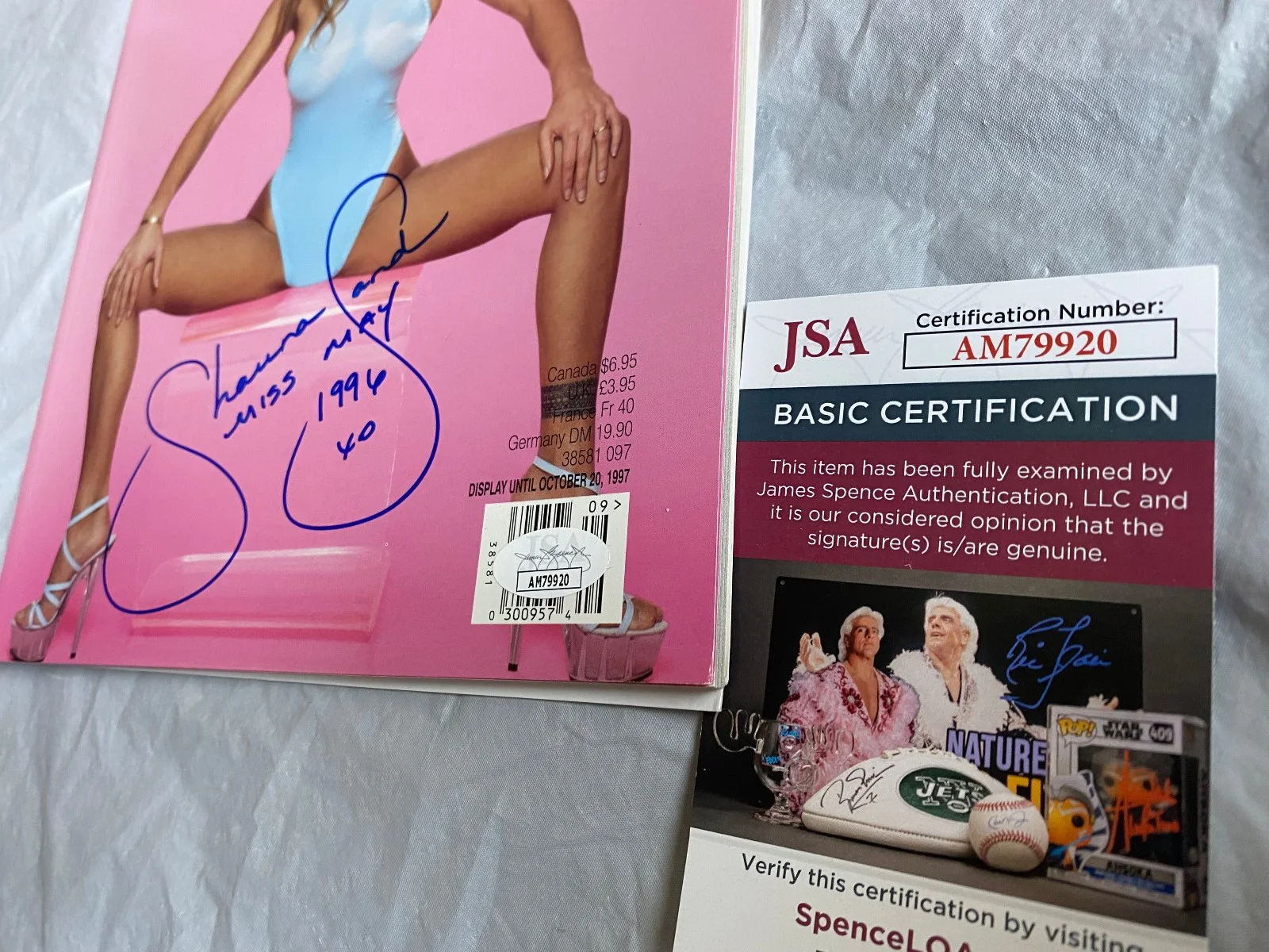 Shauna Sand — RARE Shauna Sand Signed Playboy Playmate Magazine JSA COA, image 2