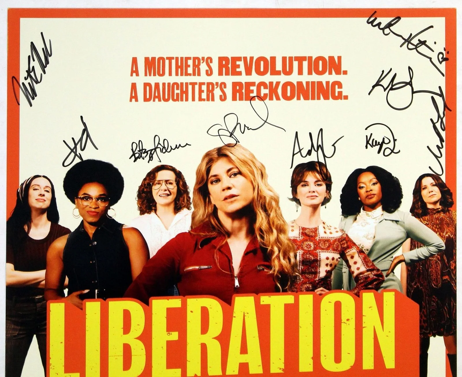 LIBERATION Full Broadway Cast Susannah Flood, Betsy Aidem Signed Poster, image 2