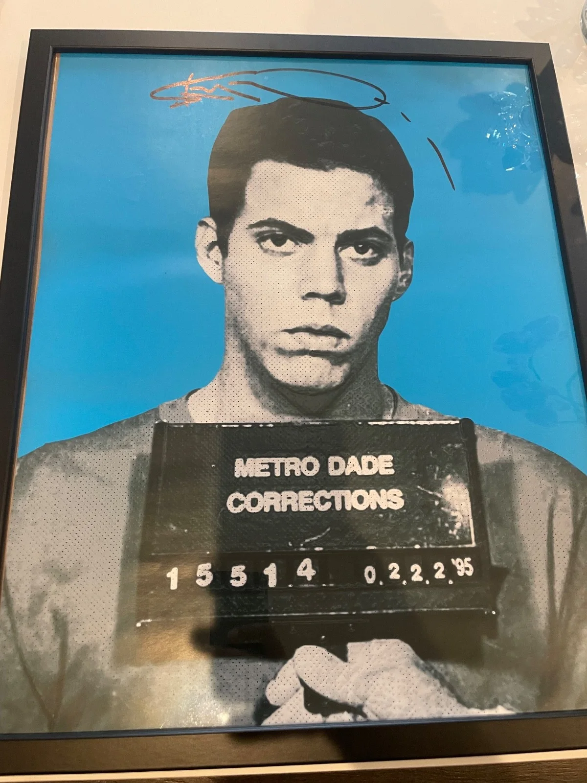 Steve-O — Steve-O Signed Mugshot Poster, image 2