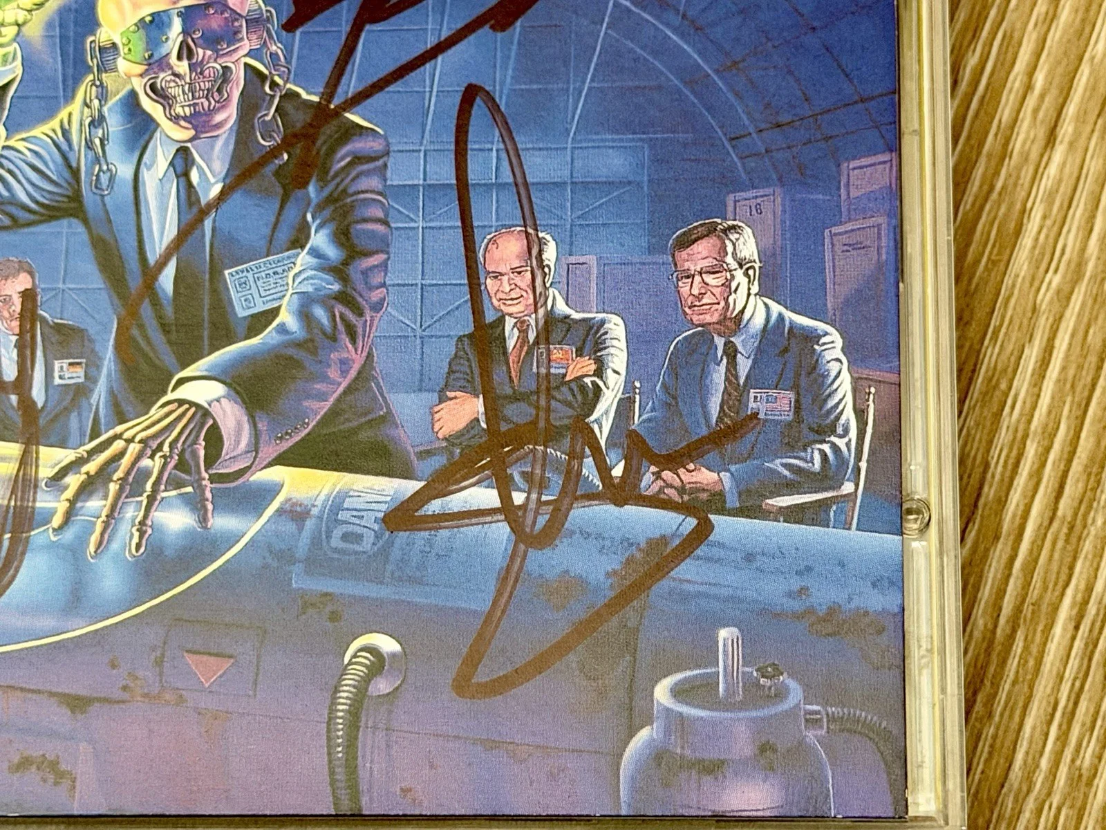Megadeth SIGNED CD Rust In Peace FULL BAND Mustaine AUTOGRAPHED Remastered, image 3