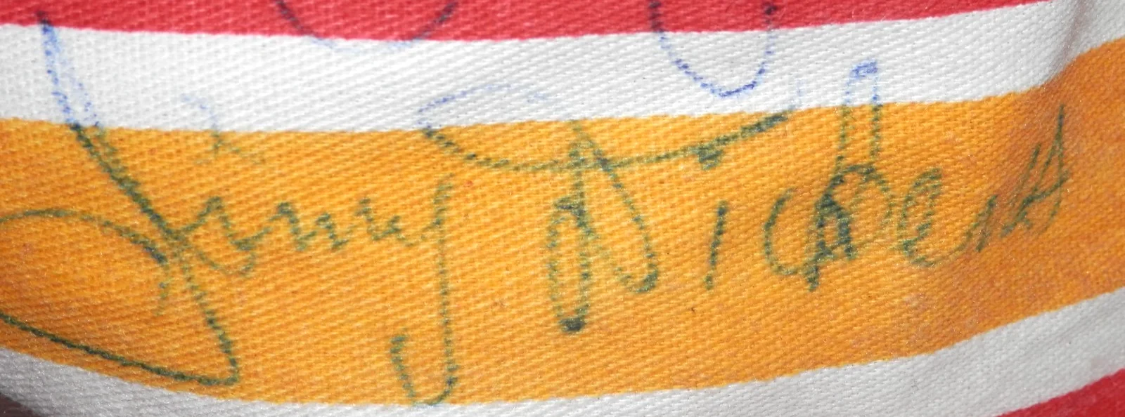Tammy Wynette & Jimmy Dickens Signed STROH'S Beer Painters Cap Autograph Vintage, image 5