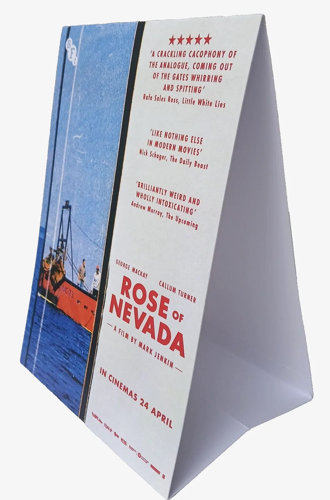 Rose of Nevada Film Movie Card Display 21 x 15 cm George Mackay Callum Turner, изображение 2