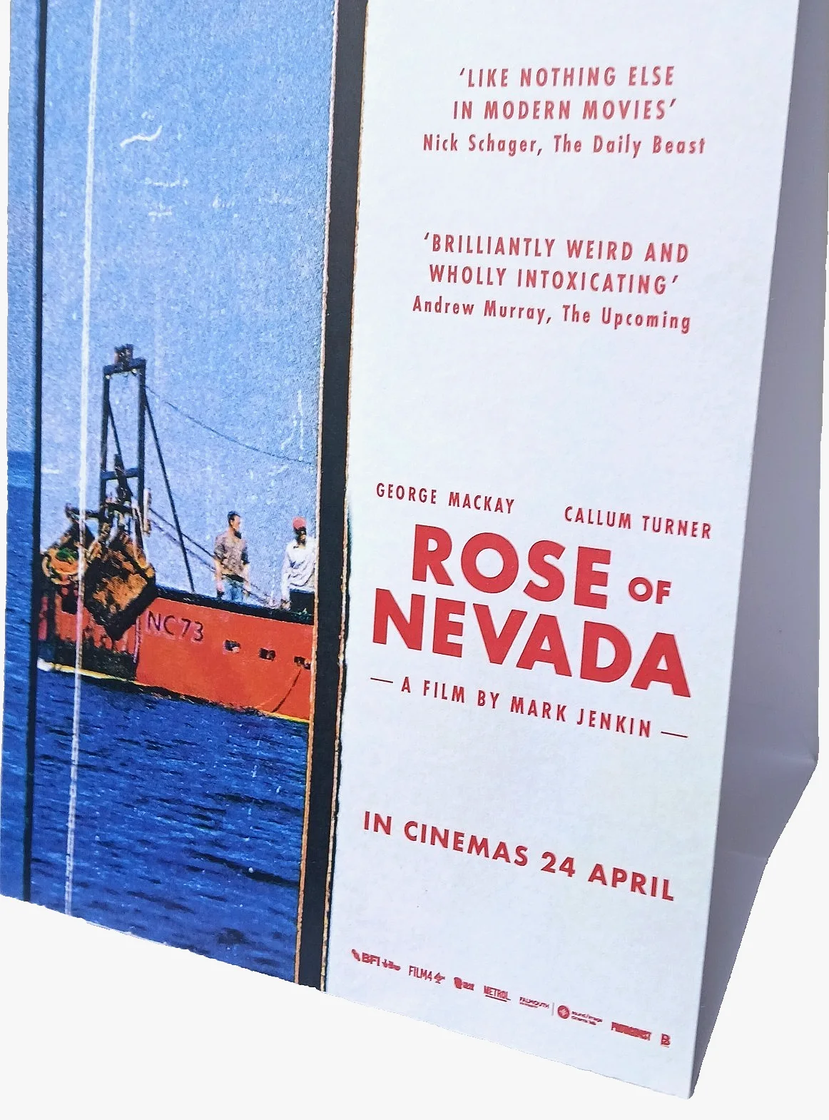 Rose of Nevada Film Movie Card Display 21 x 15 cm George Mackay Callum Turner, изображение 4