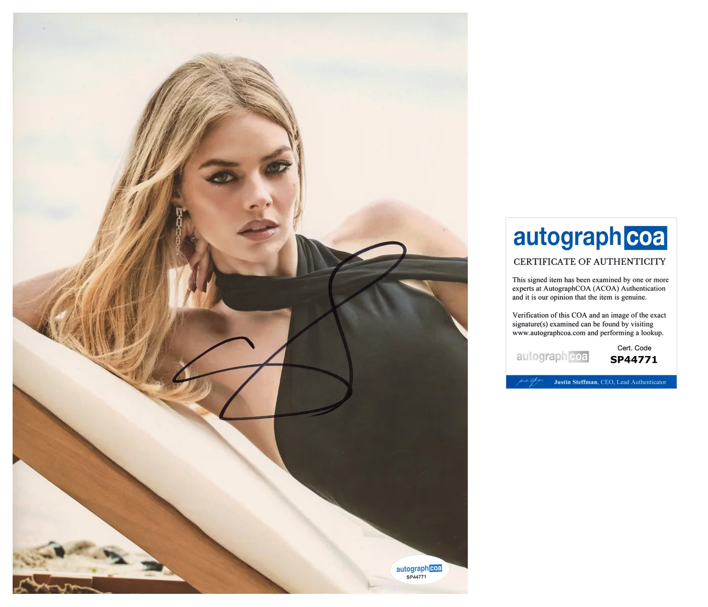 SAMARA WEAVING — Samara Weaving signed Auto 8x10 Photo READY OR NOT 2 ak Hot SEXY Scream ACOA COA