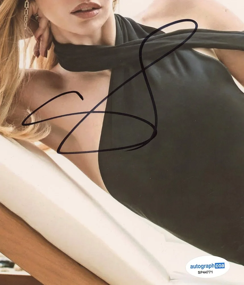 SAMARA WEAVING — Samara Weaving signed Auto 8x10 Photo READY OR NOT 2 ak Hot SEXY Scream ACOA COA, изображение 4