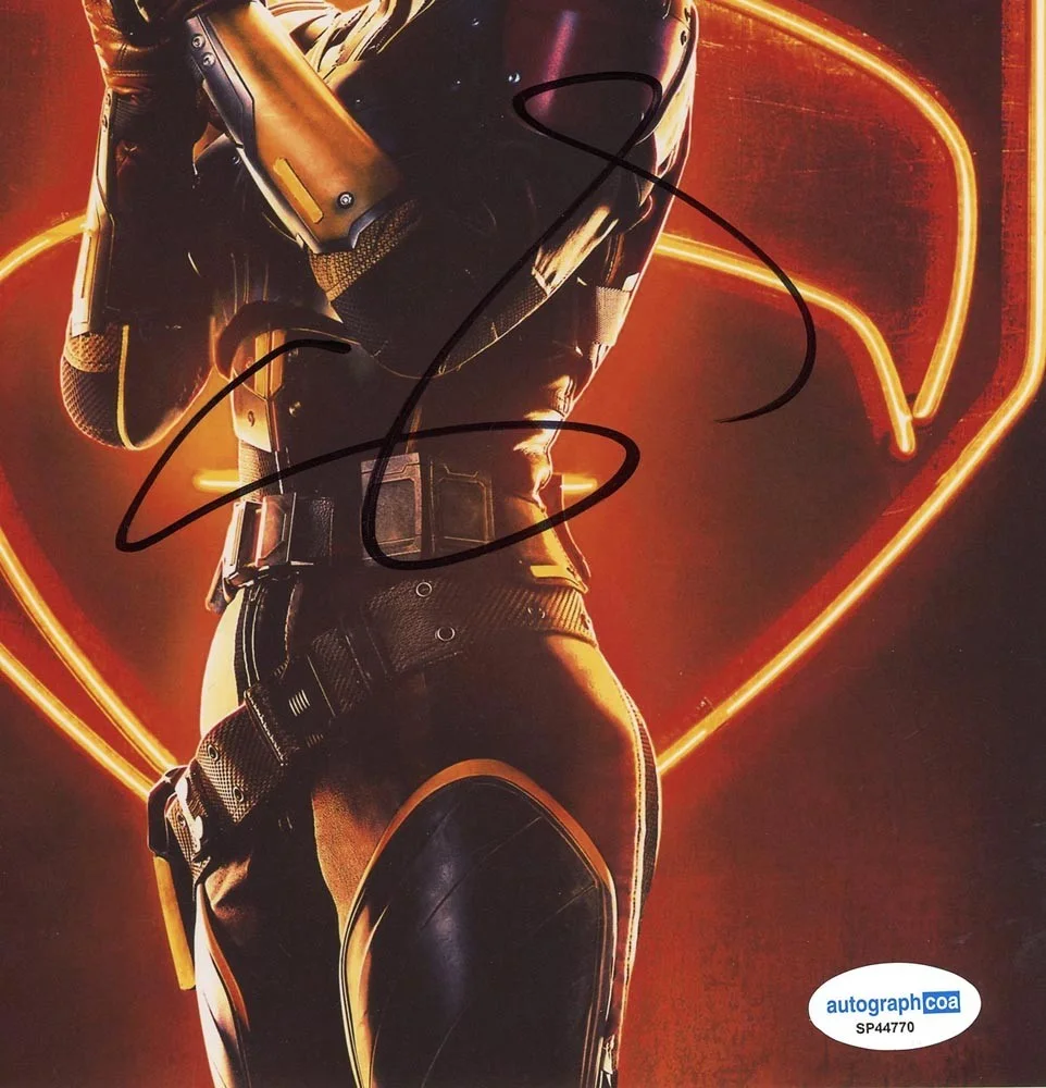 SAMARA WEAVING — Samara Weaving signed "SNAKE EYES GI JOE" 8x10 Photo READY OR NOT 2 Hot ACOA COA, изображение 4