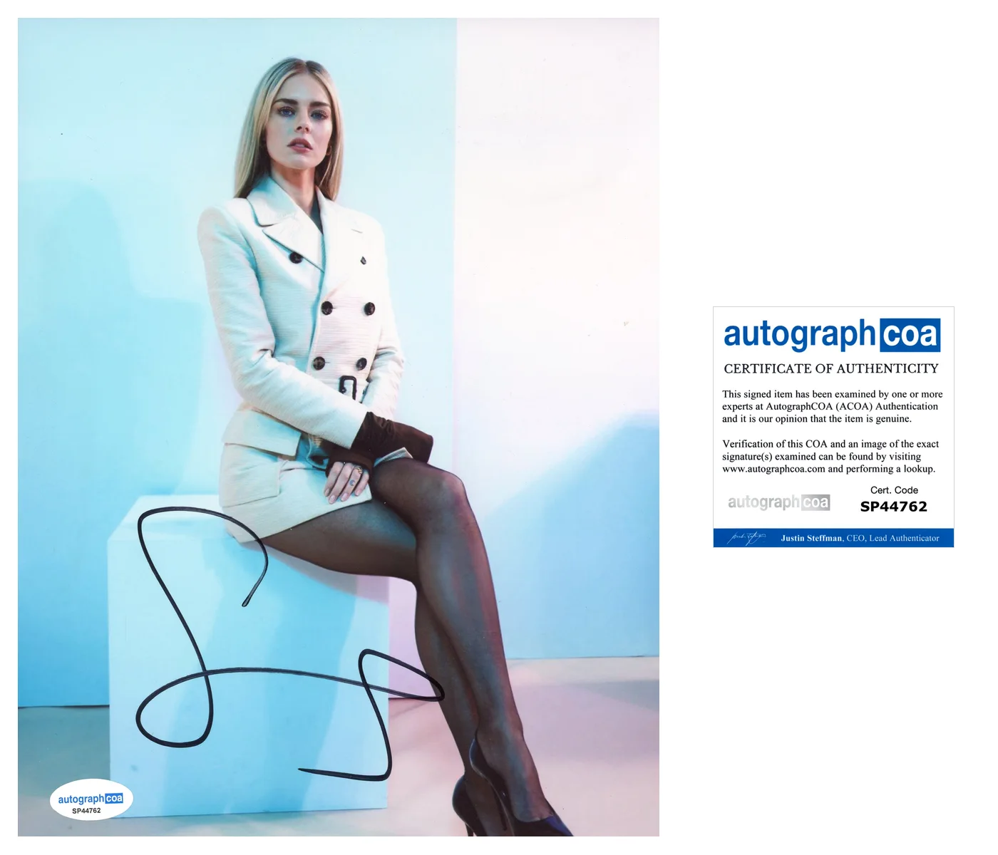 SAMARA WEAVING — Samara Weaving signed Auto 8x10 Photo READY OR NOT 2 ac Hot SEXY Scream ACOA COA