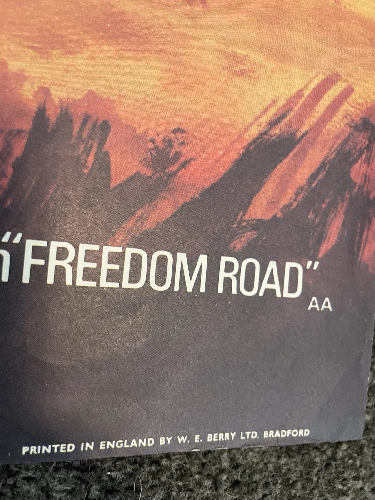 MUHAMMAD ALI in FREEDOM ROAD (1979) - RARE ORIG. UK QUAD POSTER - V. FINE COND., изображение 4