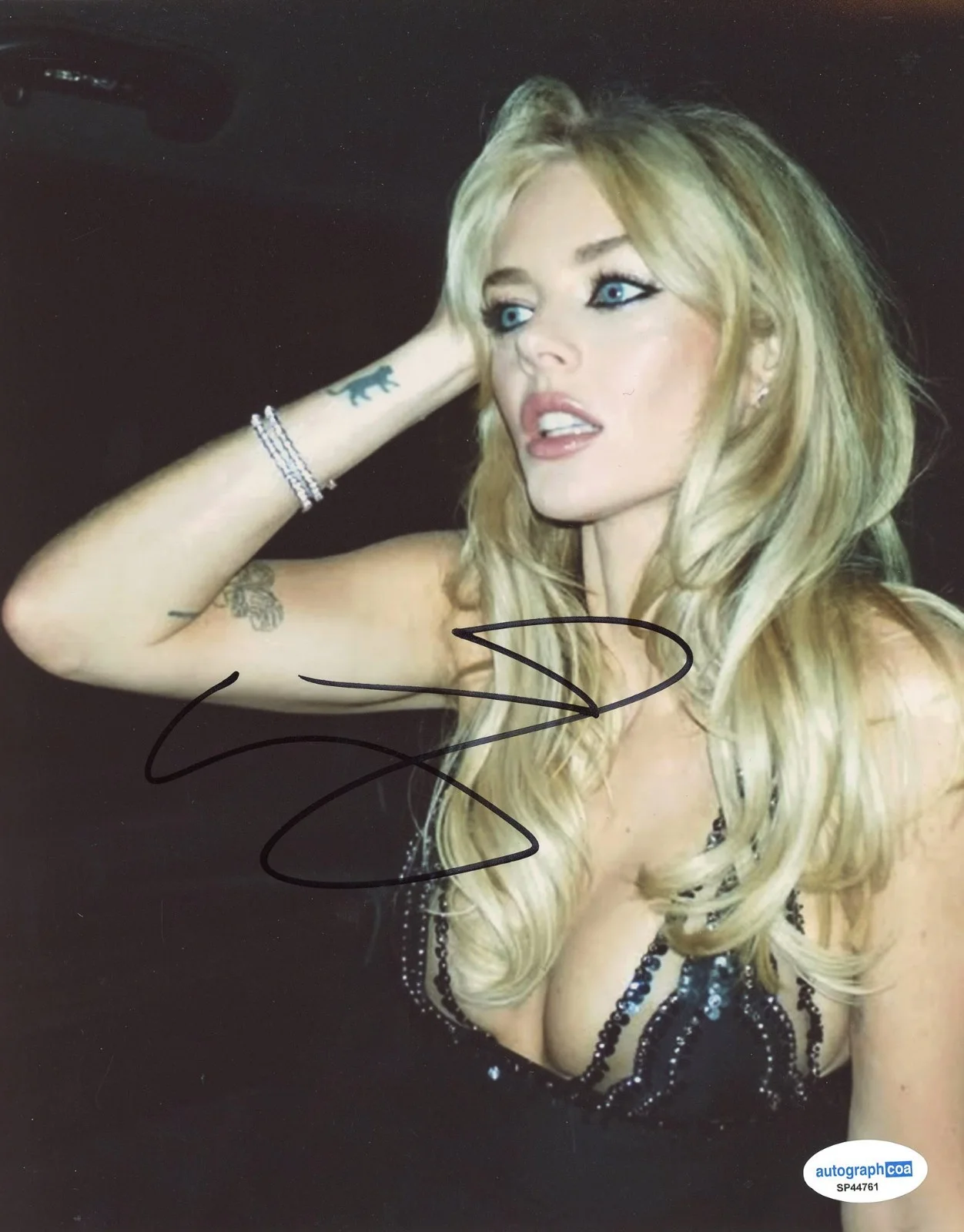 SAMARA WEAVING — Samara Weaving signed Auto 8x10 Photo READY OR NOT 2 ab Hot SEXY Scream ACOA COA, изображение 3