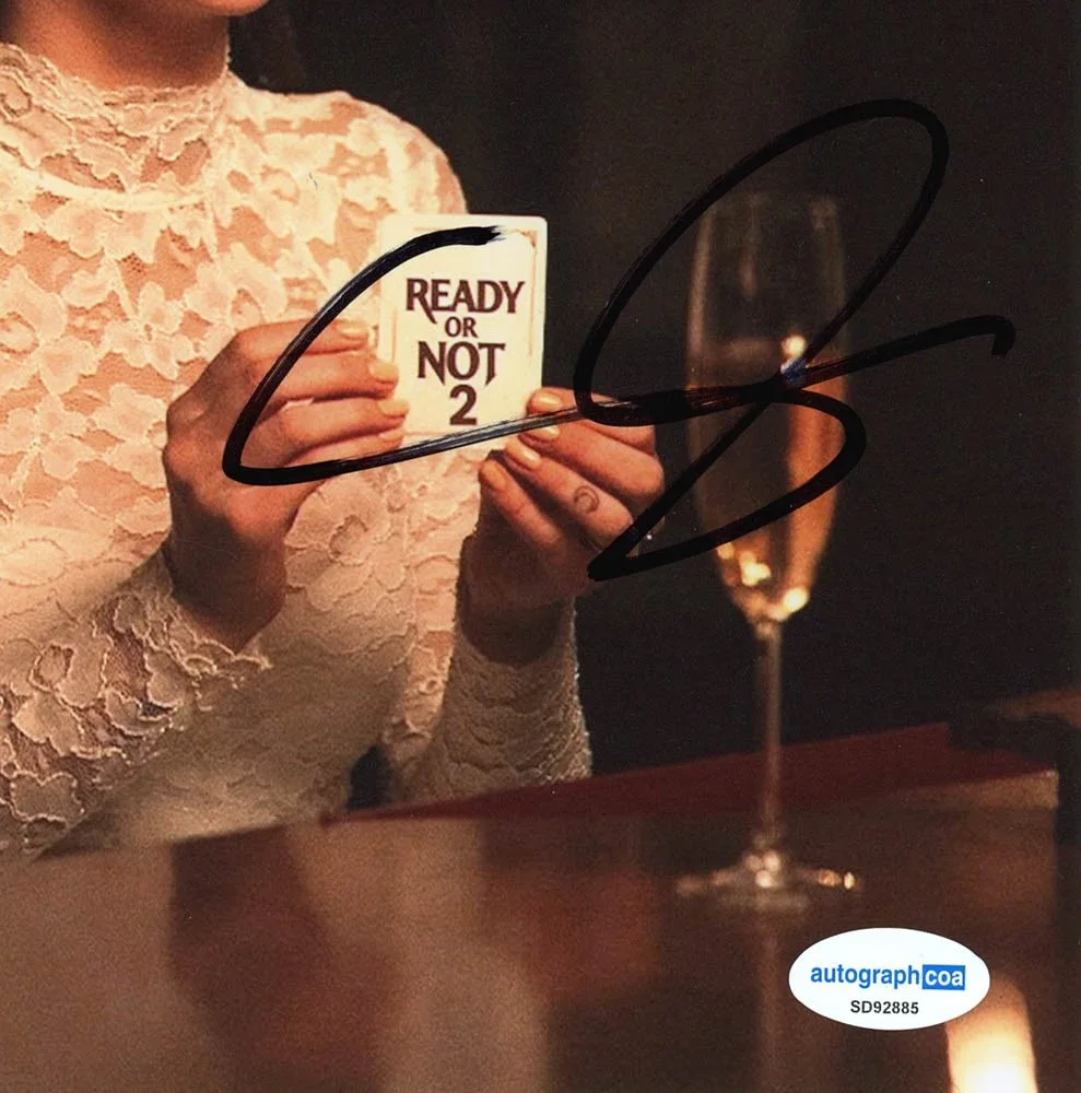 SAMARA WEAVING — Samara Weaving signed "READY OR NOT 2" 8x10 Photo c PROOF Hot Sexy ACOA COA, изображение 4