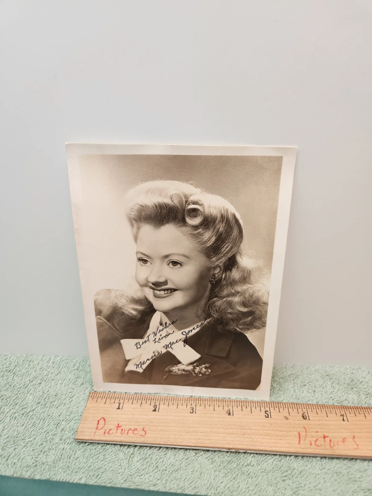 Marcia Mae Jones — Marcia Mae Jones signed 5x7 Photograph Picture Photo, изображение 3