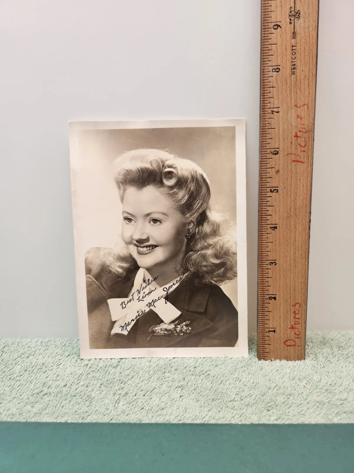 Marcia Mae Jones — Marcia Mae Jones signed 5x7 Photograph Picture Photo, изображение 4