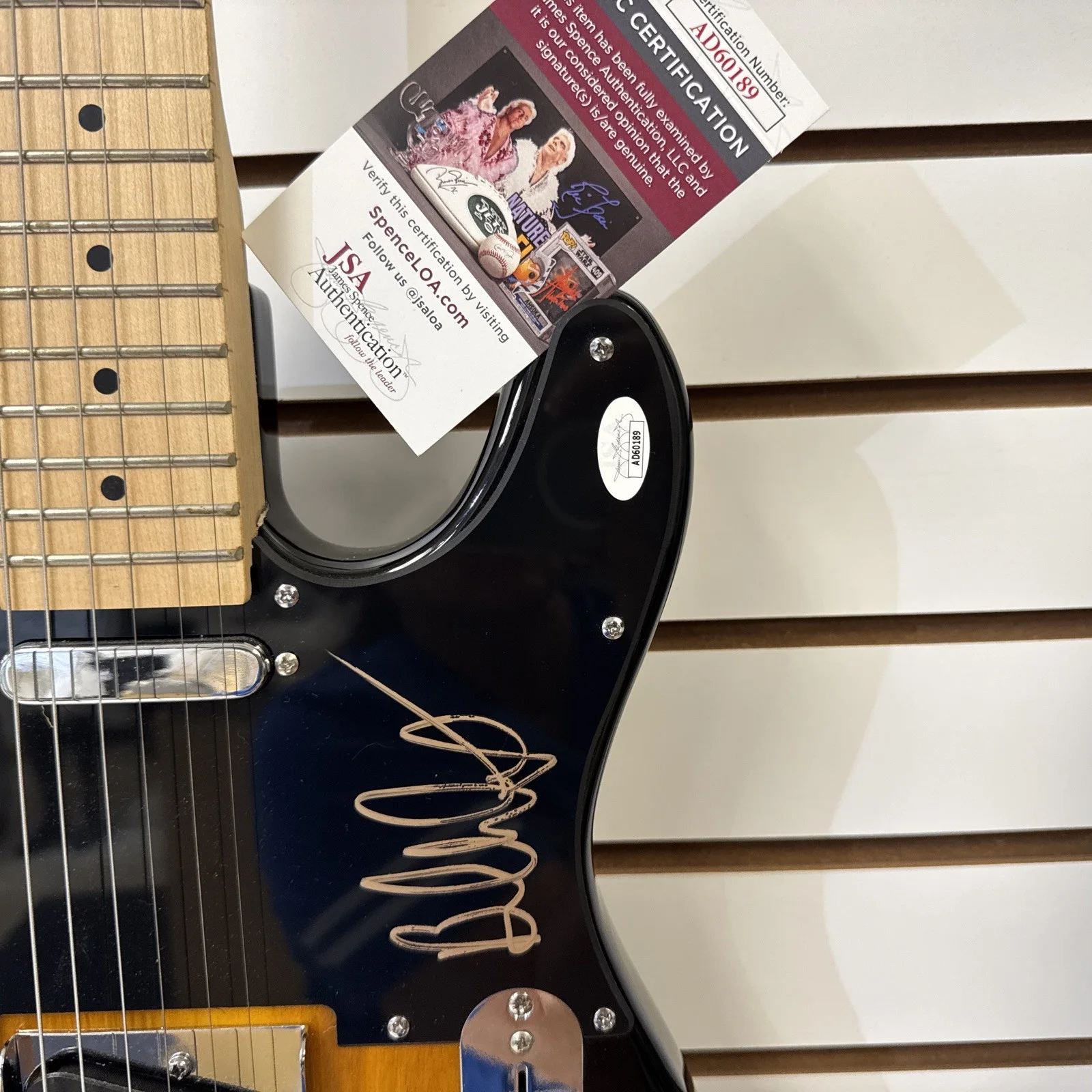 Brad Whitford Of Aerosmith Signed Electric Guitar. JSA Authenticated, изображение 2