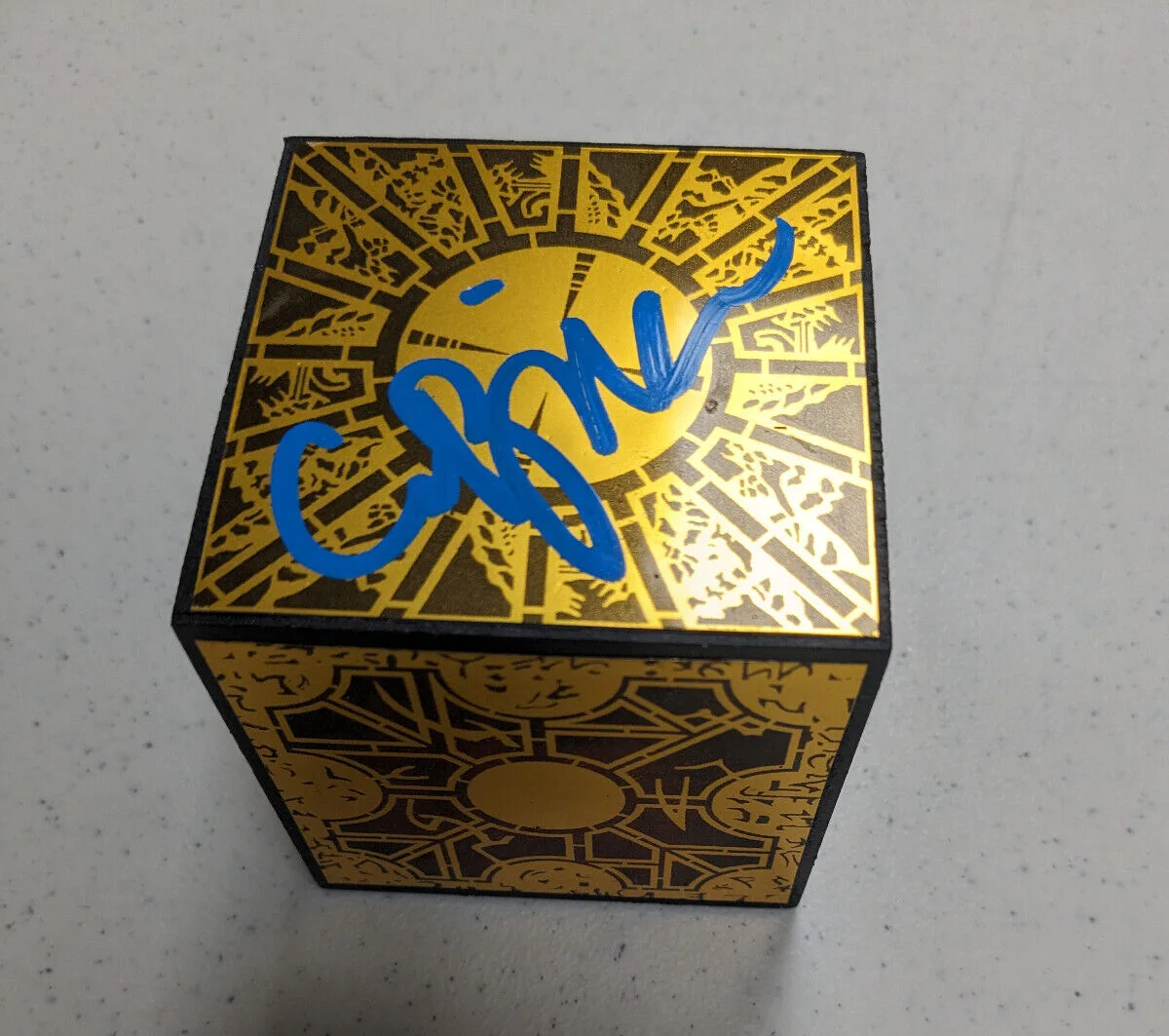 CLIVE BARKER Signed Puzzlebox Creator of Hellraiser BAS JSA COA, image 2