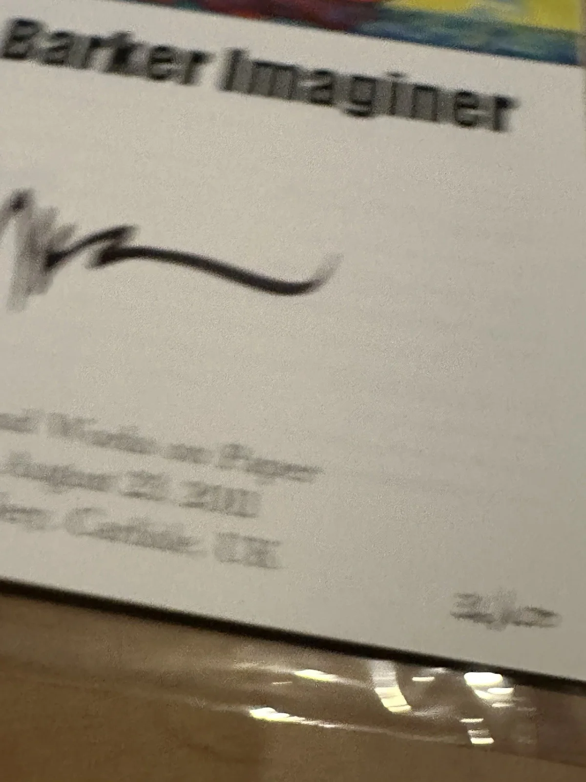 Clive Barker Signed & Numbered Ltd To 100 Imaginer Art Catalogue, image 3
