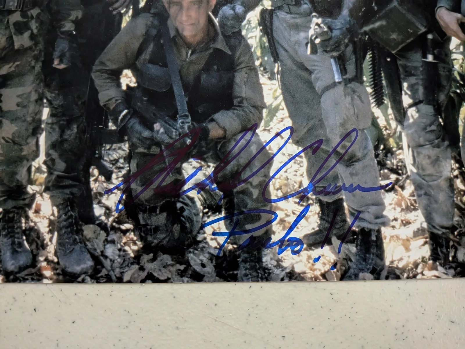 RICHARD CHAVES - BILL DUKE 2x Signed Predator 8x10 Photo Autograph JSA COA e, image 3