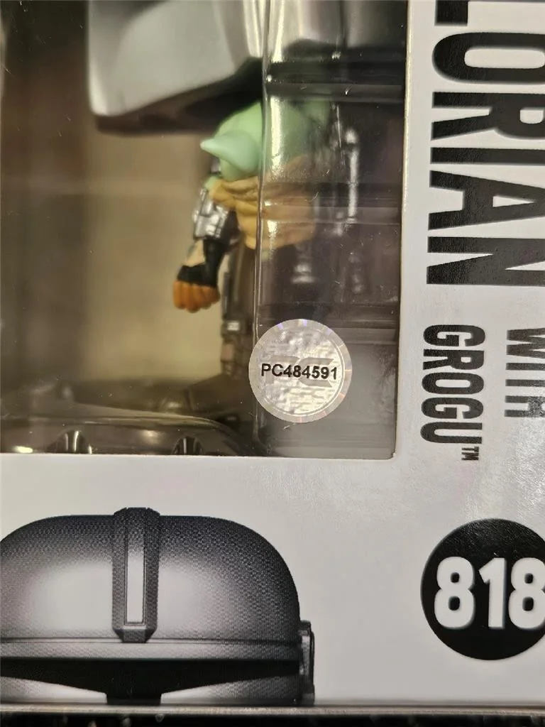 PEDRO PASCAL — PEDRO PASCAL HAND SIGNED AUTOGRAPHED FUNKO POP! 818 MANDALORIAN GROGU FIGURE COA, image 4