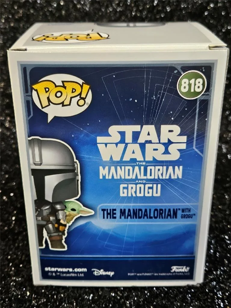 PEDRO PASCAL — PEDRO PASCAL HAND SIGNED AUTOGRAPHED FUNKO POP! 818 MANDALORIAN GROGU FIGURE COA, image 5