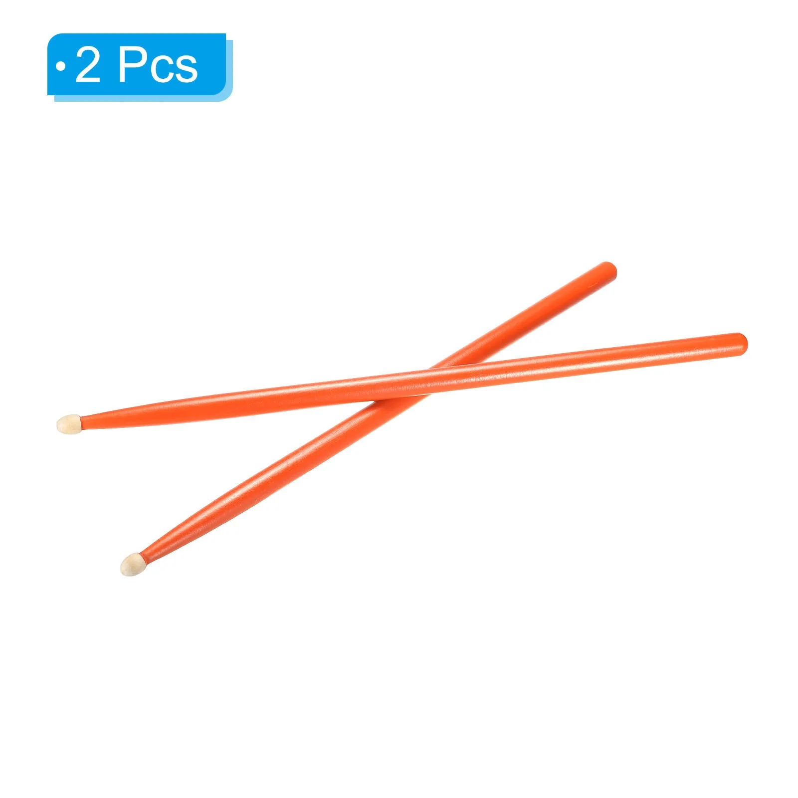 Maple Wood Drumstick Anti Slip Drum Stick 7A Orange 1 Pair for Drumming Musical, изображение 3