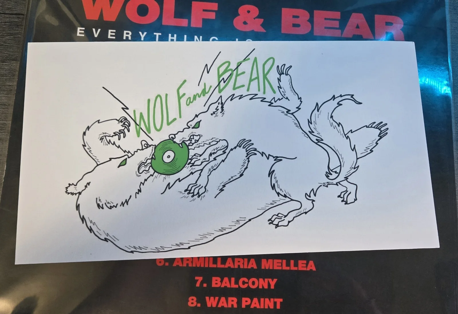 RARE Wolf & Bear Everything Is Going Grey Vinyl And Signed Print 12/500, image 3