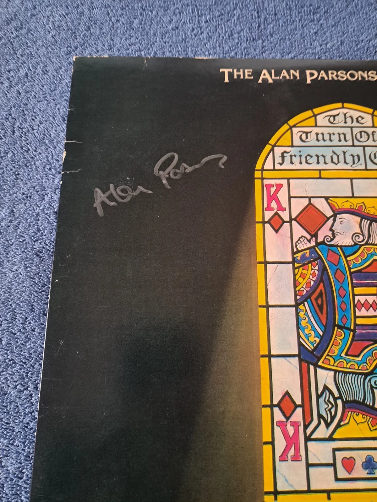 ALAN PARSONS PROJECT - THE TURN OF A FRIENDLY CARD SIGNED VINYL LP JSA COA, изображение 2