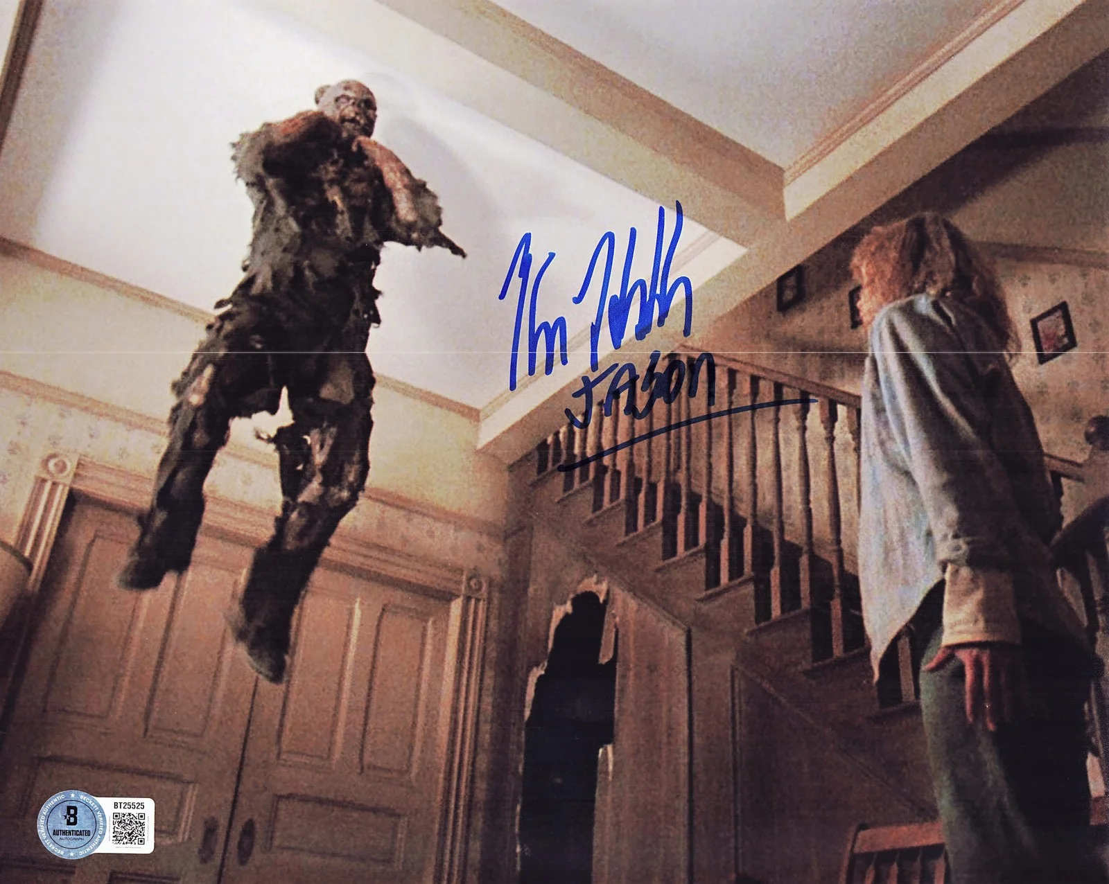 Kane Hodder — Kane Hodder Signed Jason Voorhees 8x10 Photo Friday the 13th Autograph BAS 525