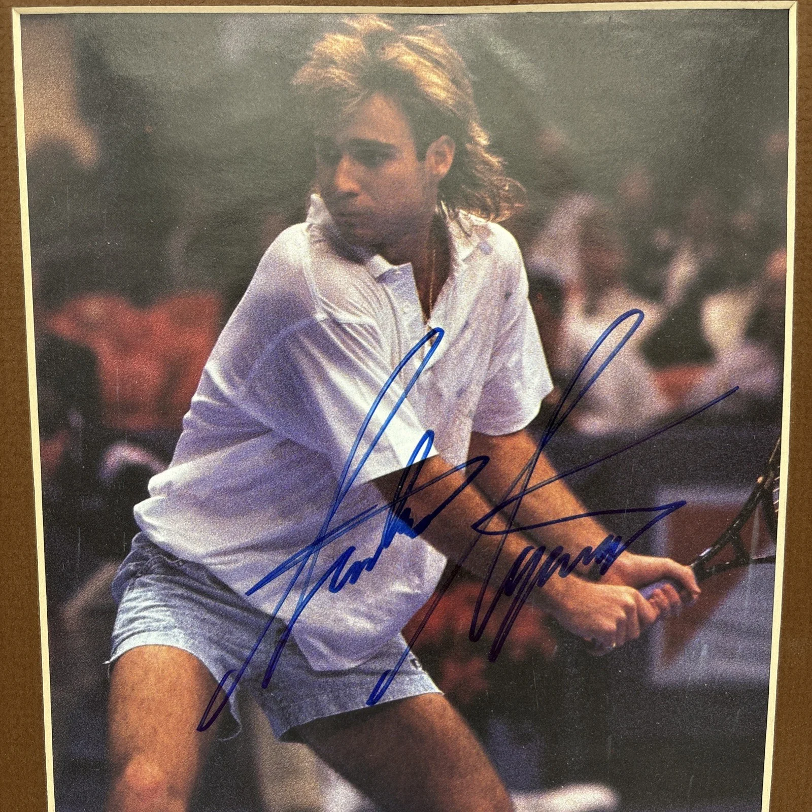 Andre Agassi — Andre Agassi Signed 8x12 Grand Slam Tennis autographed photo Nike, изображение 2