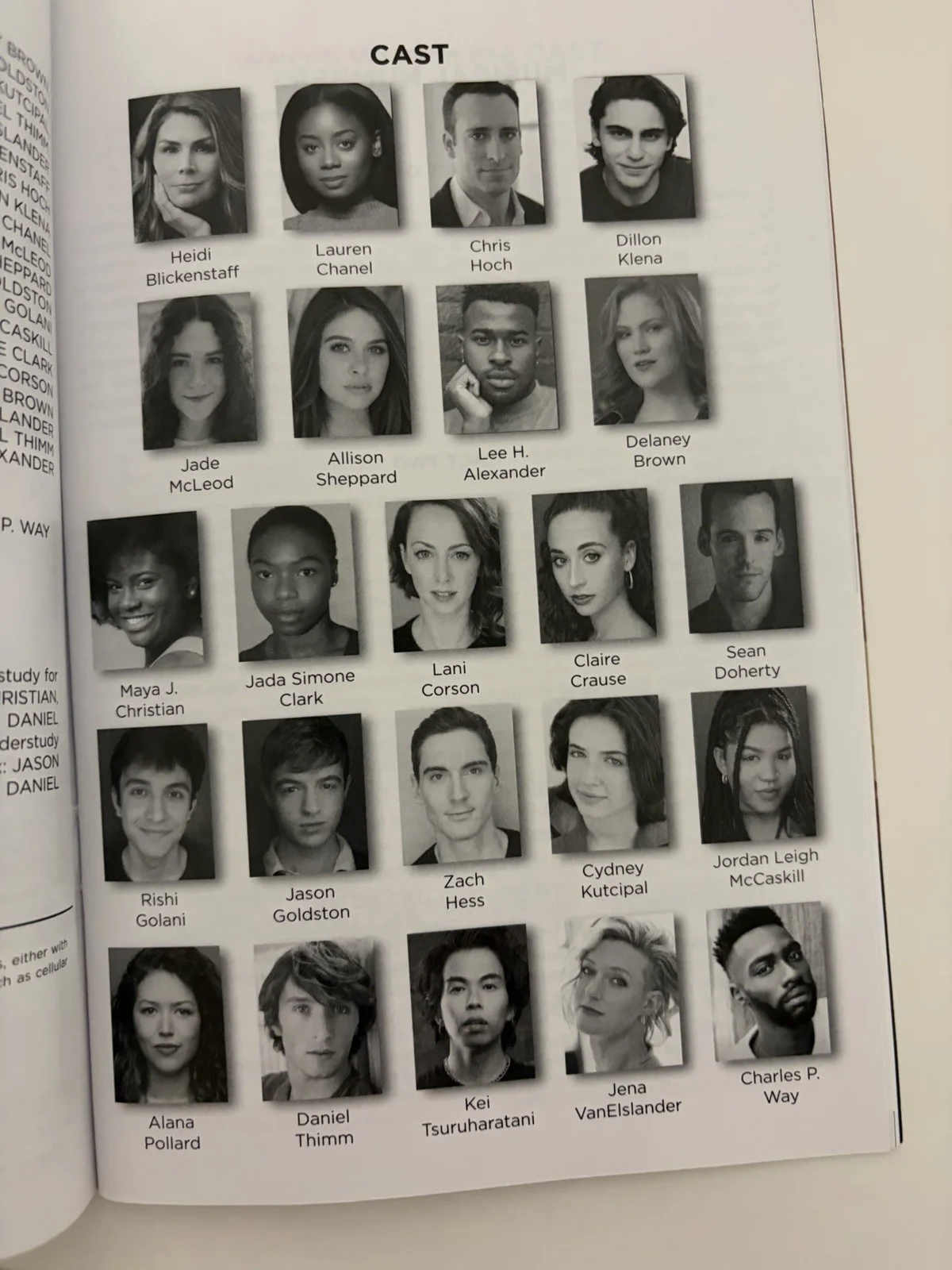 Signed Jagged Little Pill 1st National Tour Playbill, image 2