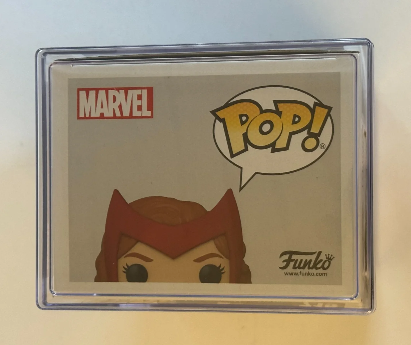 Elizabeth Olsen — Elizabeth Olsen Signed Wandavision Funko #715 Wanda Halloween Beckett COA, изображение 4