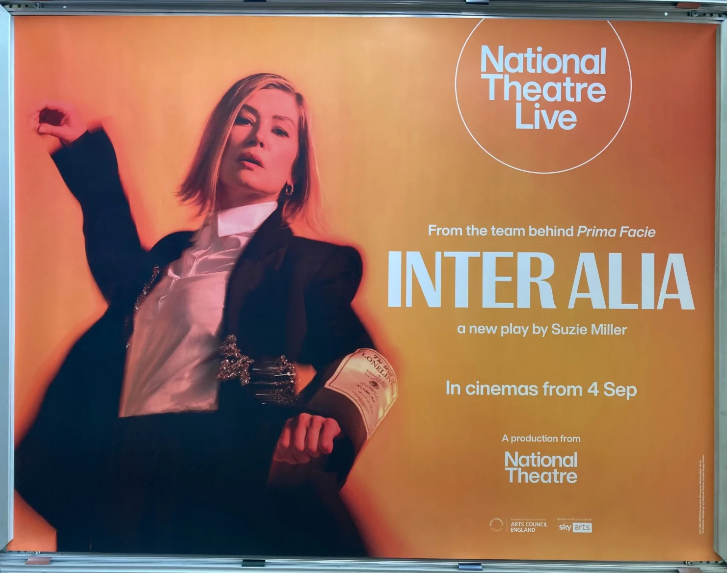 Cinema Poster: INTERALIA 2025 (NT Live Quad) Rosamund Pike Suzie Miller, изображение 2