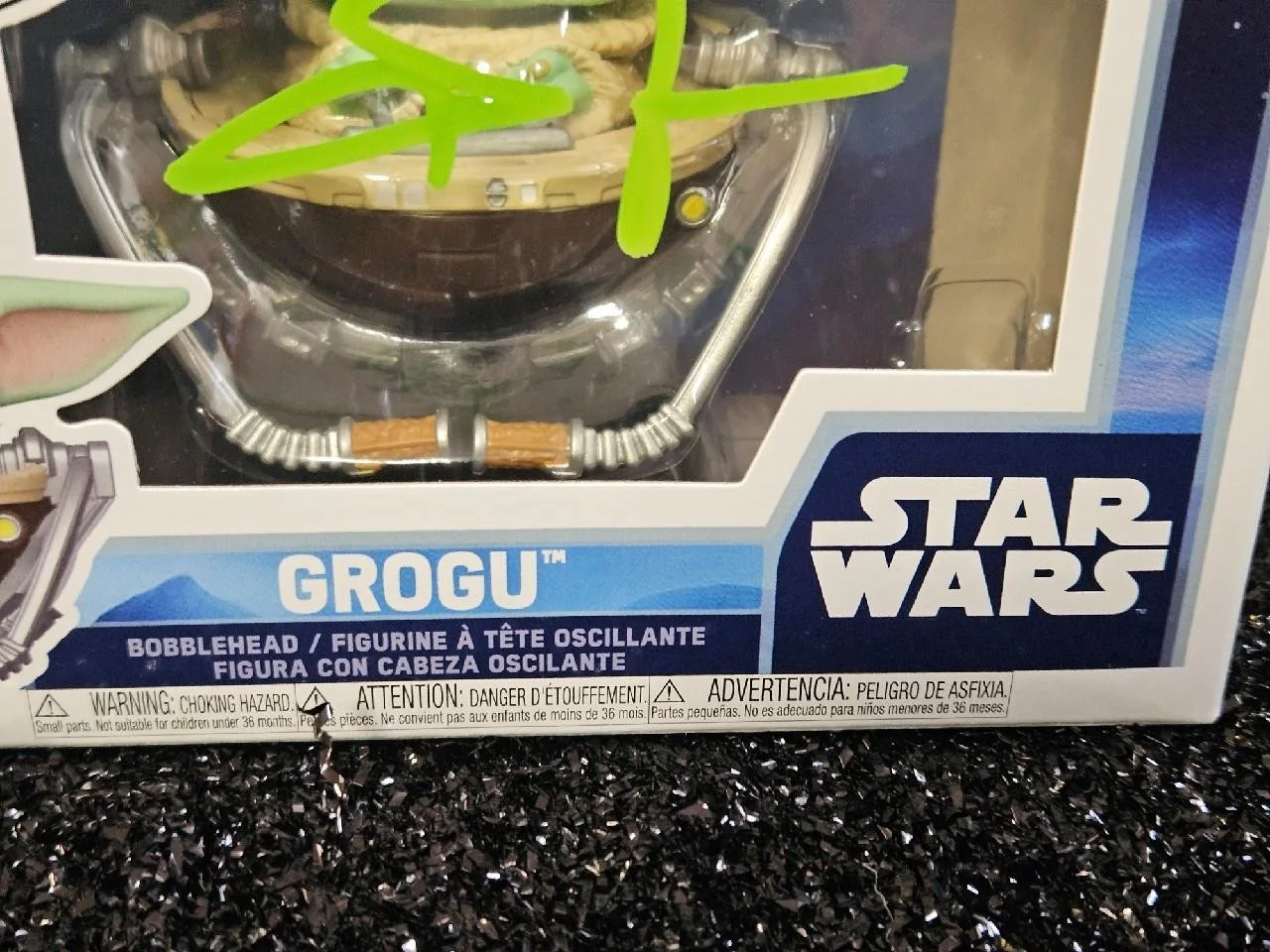 JOHN ROSENGRANT — JOHN ROSENGRANT HAND SIGNED AUTOGRAPHED FUNKO POP! 823 STAR WARS GROGU W/ COA, изображение 3