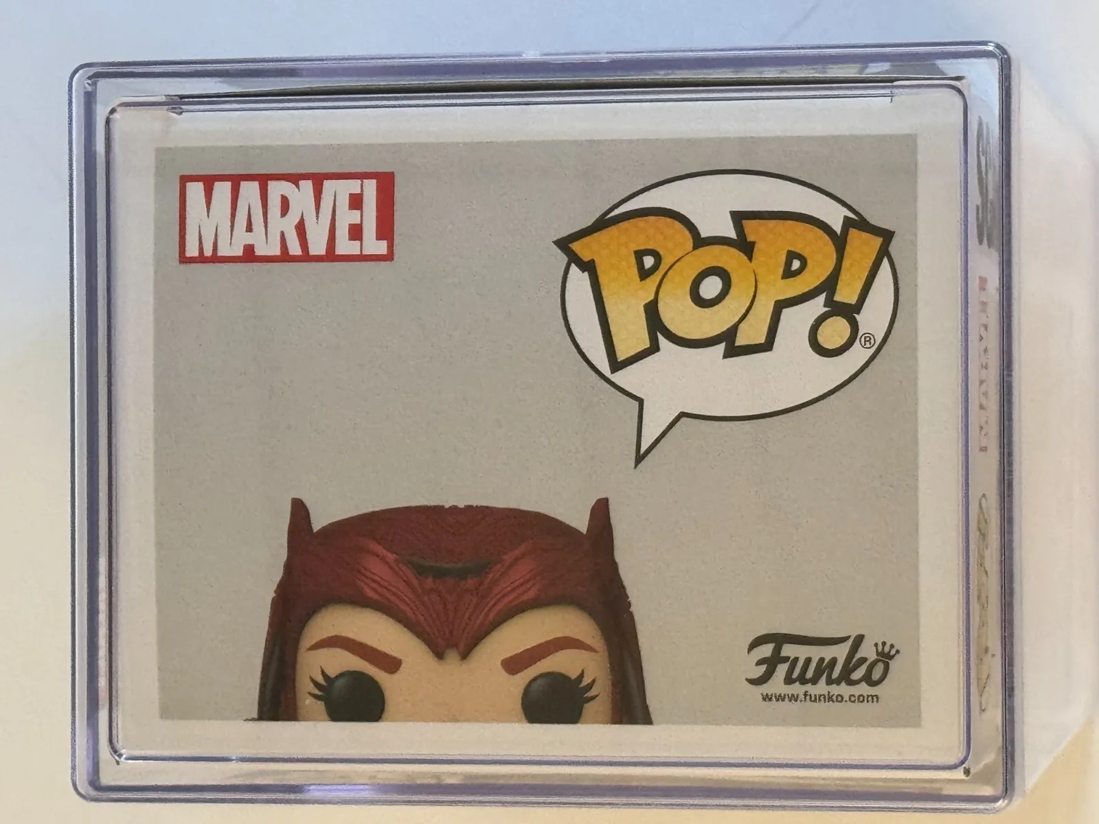 Elizabeth Olsen — Elizabeth Olsen Signed Scarlet Witch Wandavision Funko 823 Beckett COA, image 5