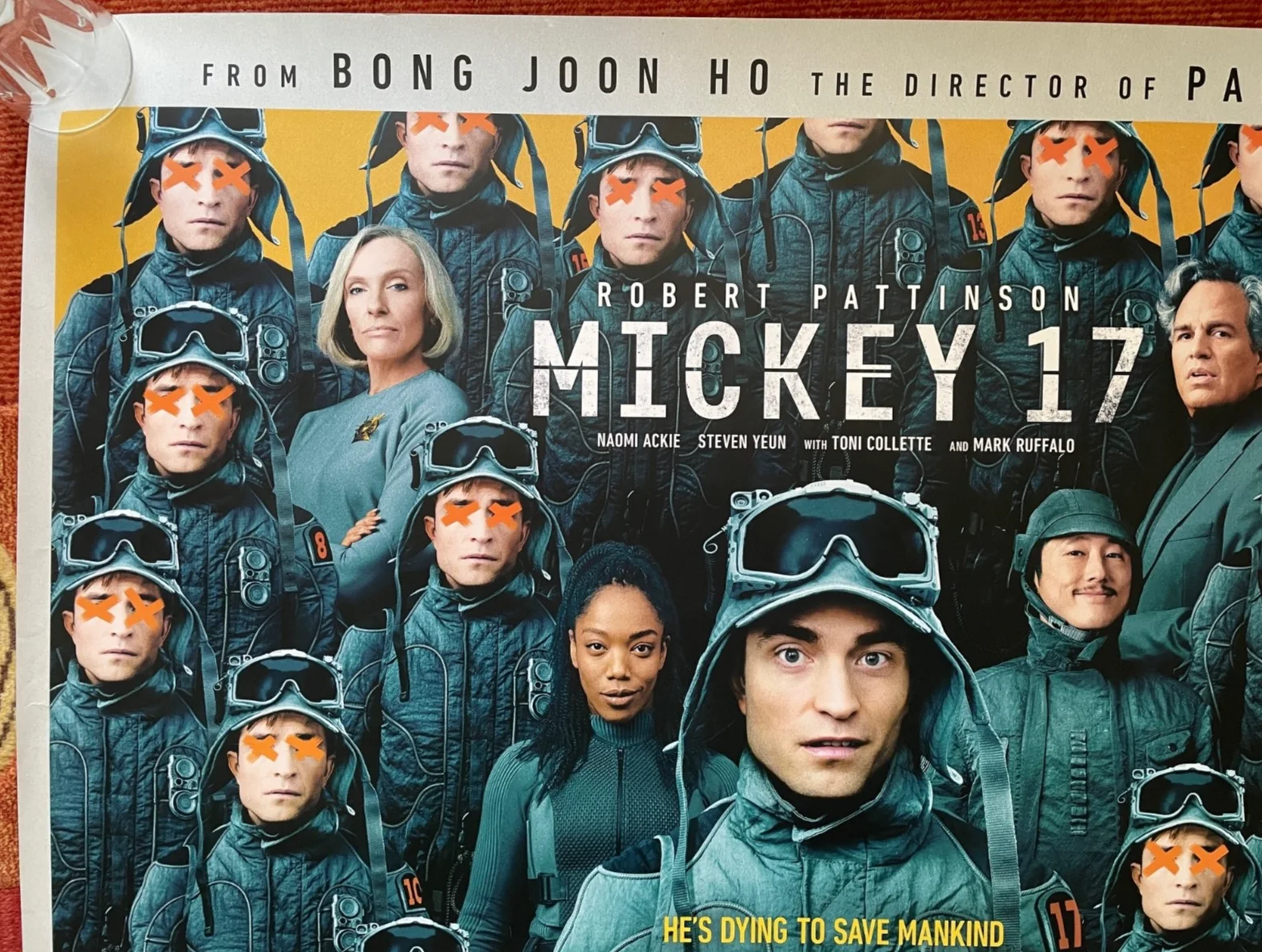 MICKEY 17 (2025) Original UK Quad Movie Poster Robert Pattinson, изображение 2