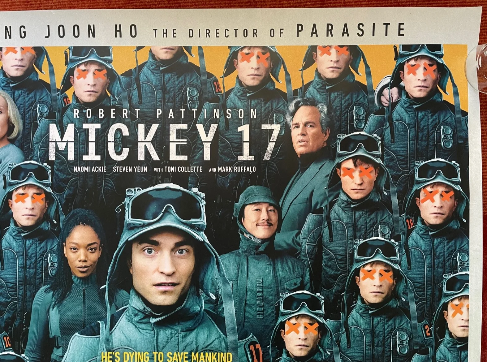 MICKEY 17 (2025) Original UK Quad Movie Poster Robert Pattinson, изображение 3