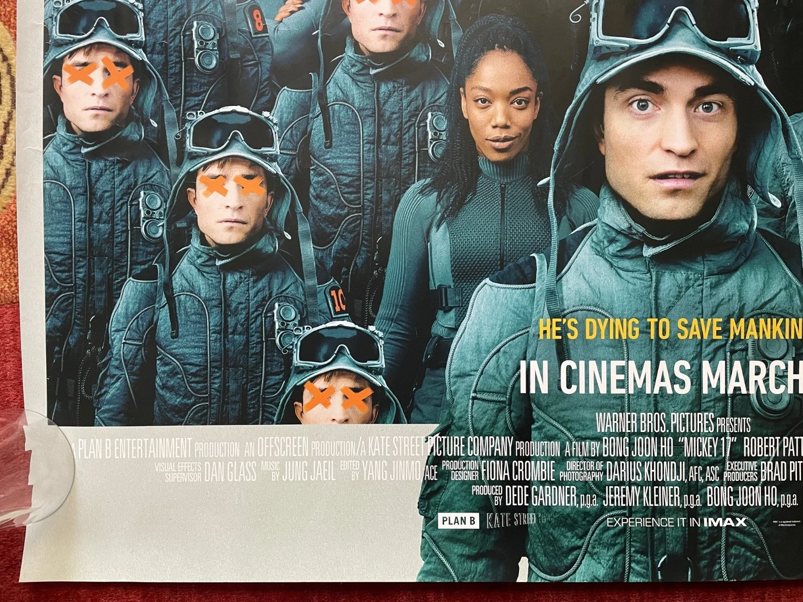 MICKEY 17 (2025) Original UK Quad Movie Poster Robert Pattinson, изображение 4