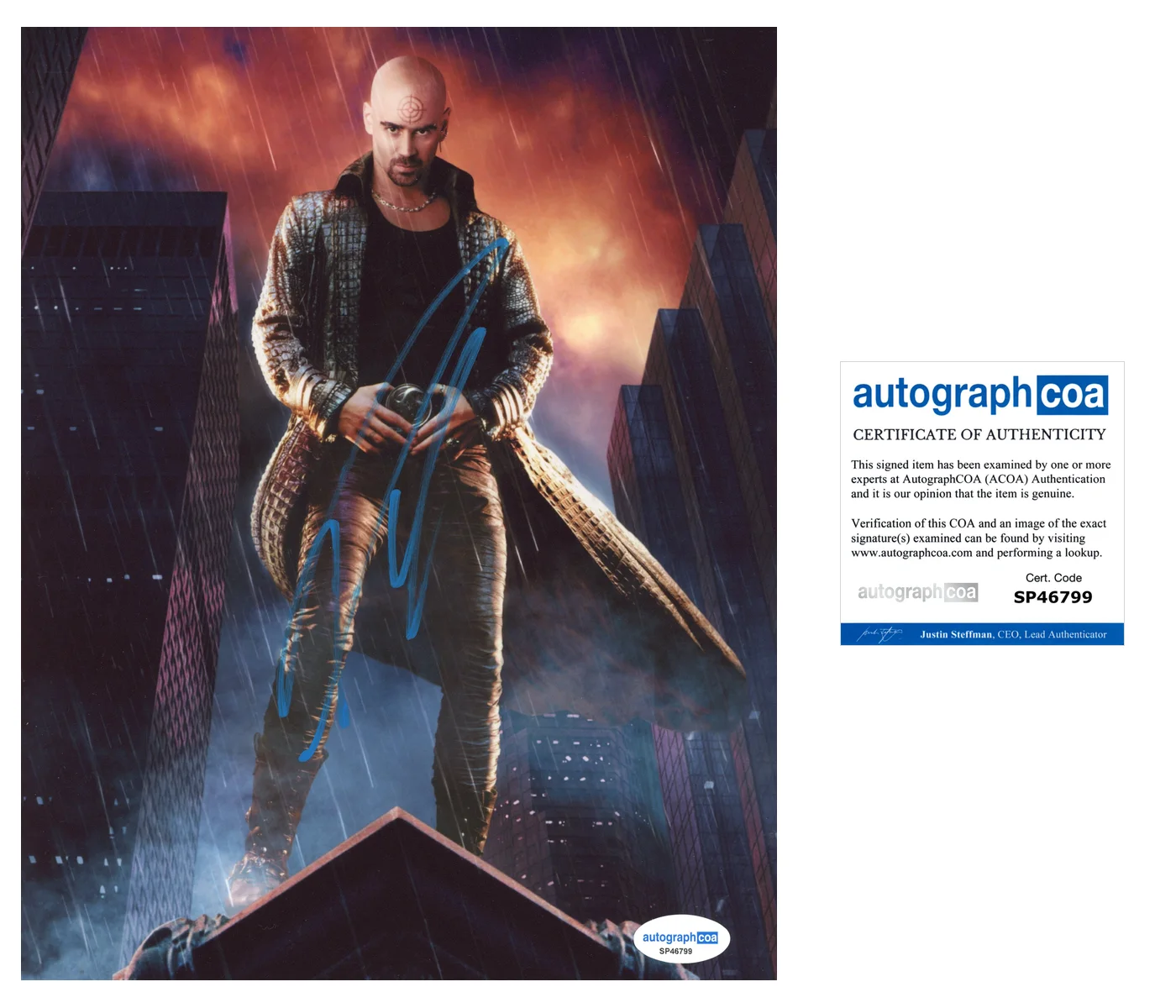Colin Farrell Daredevil Autographed Signed 8x10 Photo ACOA, image 2