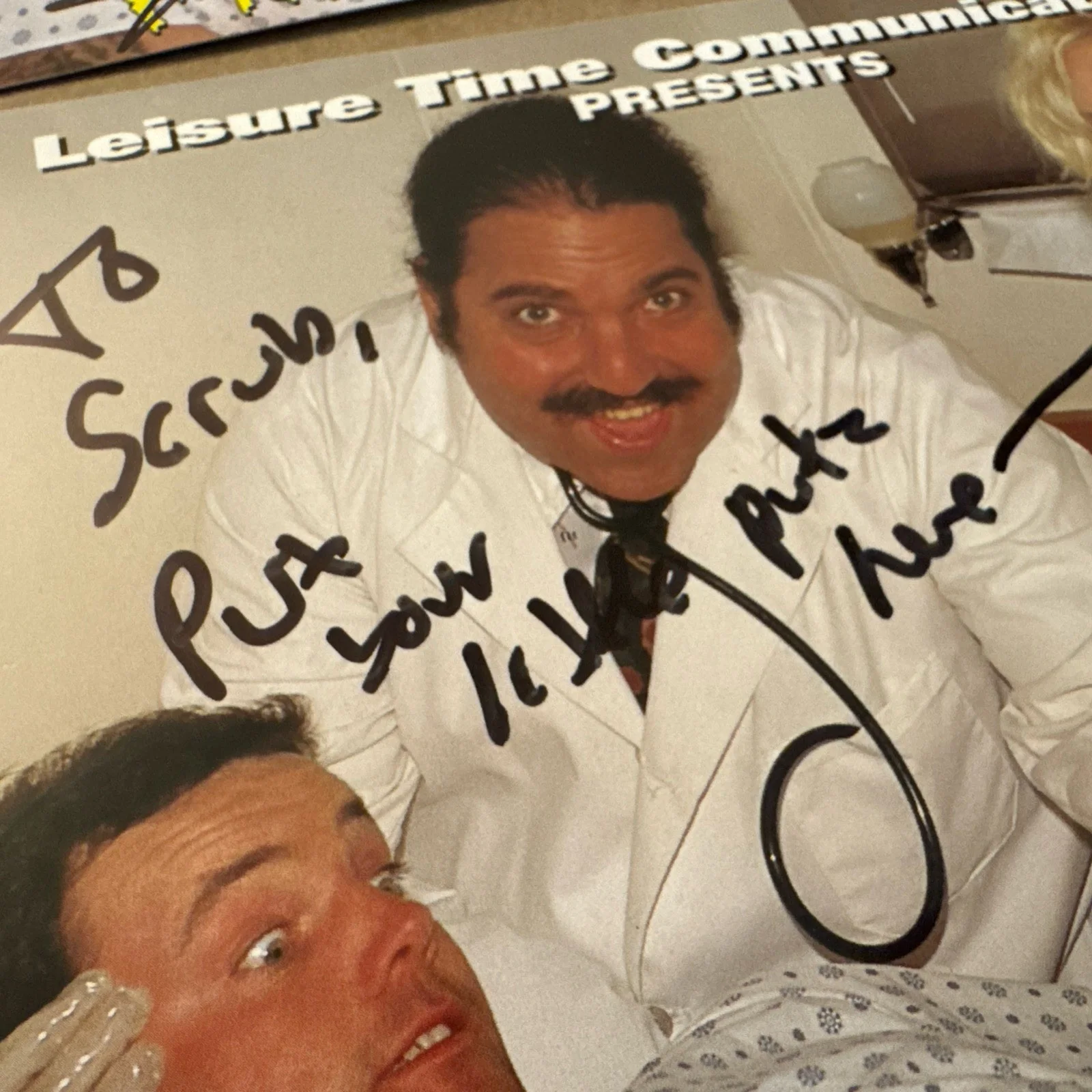 Ron Jeremy, John Wayne Bobbitt — Signed 8x10 Promo Photo Lot Ron Jeremy John Wayne Bobbitt Drawing Vintage, изображение 4